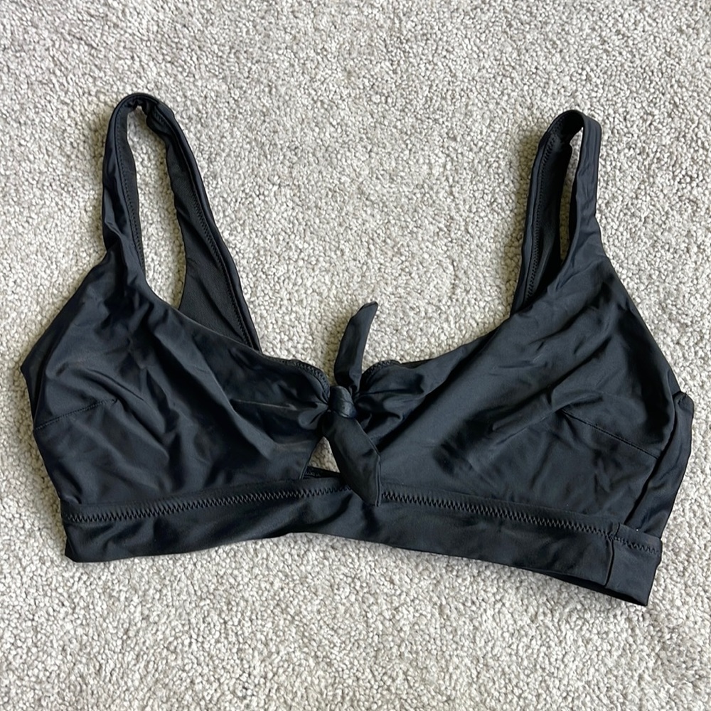 Black Swim Top